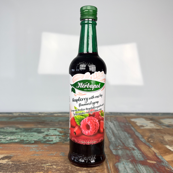 Sirup mit Himbeer-Hagebuttengeschmack Syrop Maliny Dzika róża 420ml – Herbapol