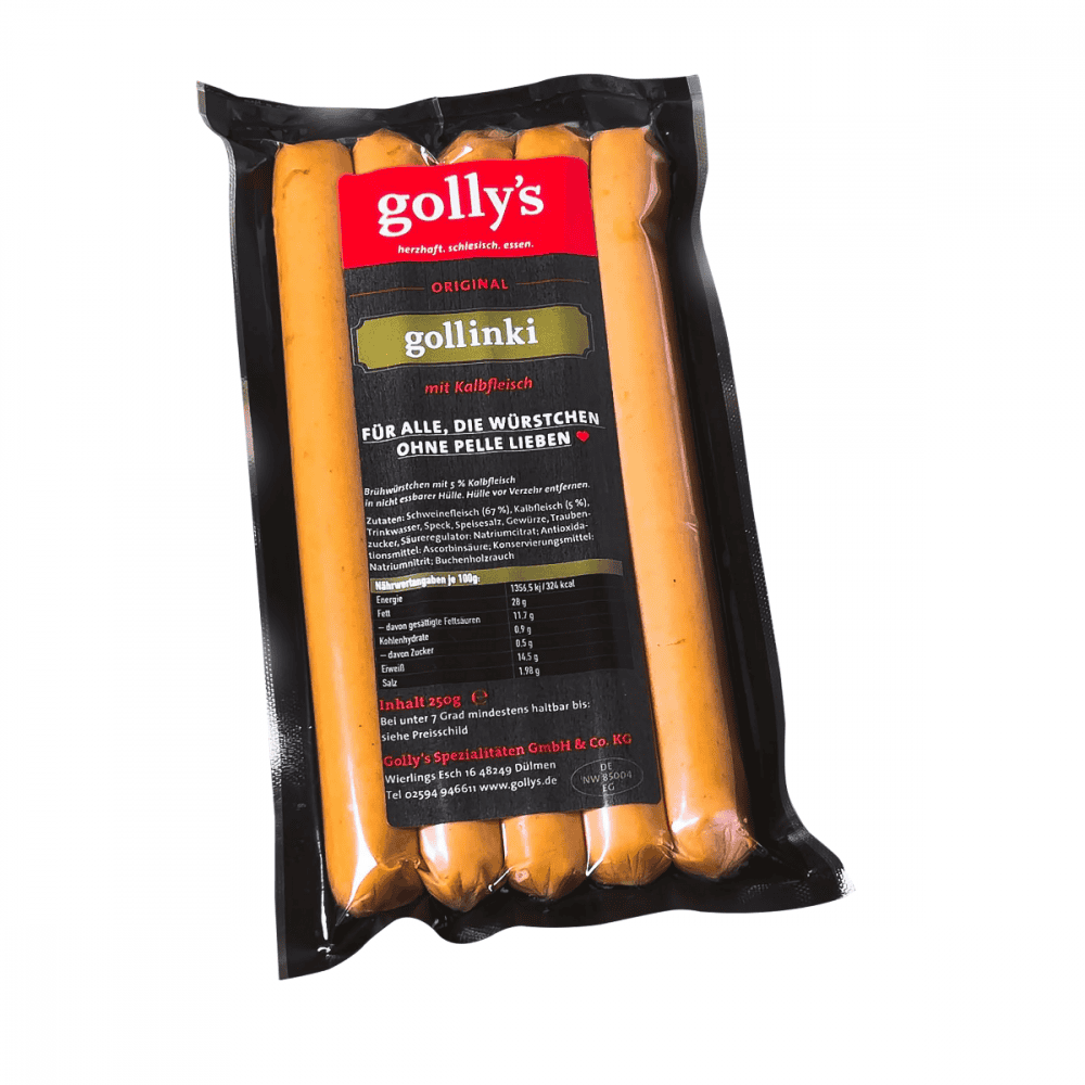 gollinki - zartes Brühwürstchen mit Kalbfleisch - 250 g