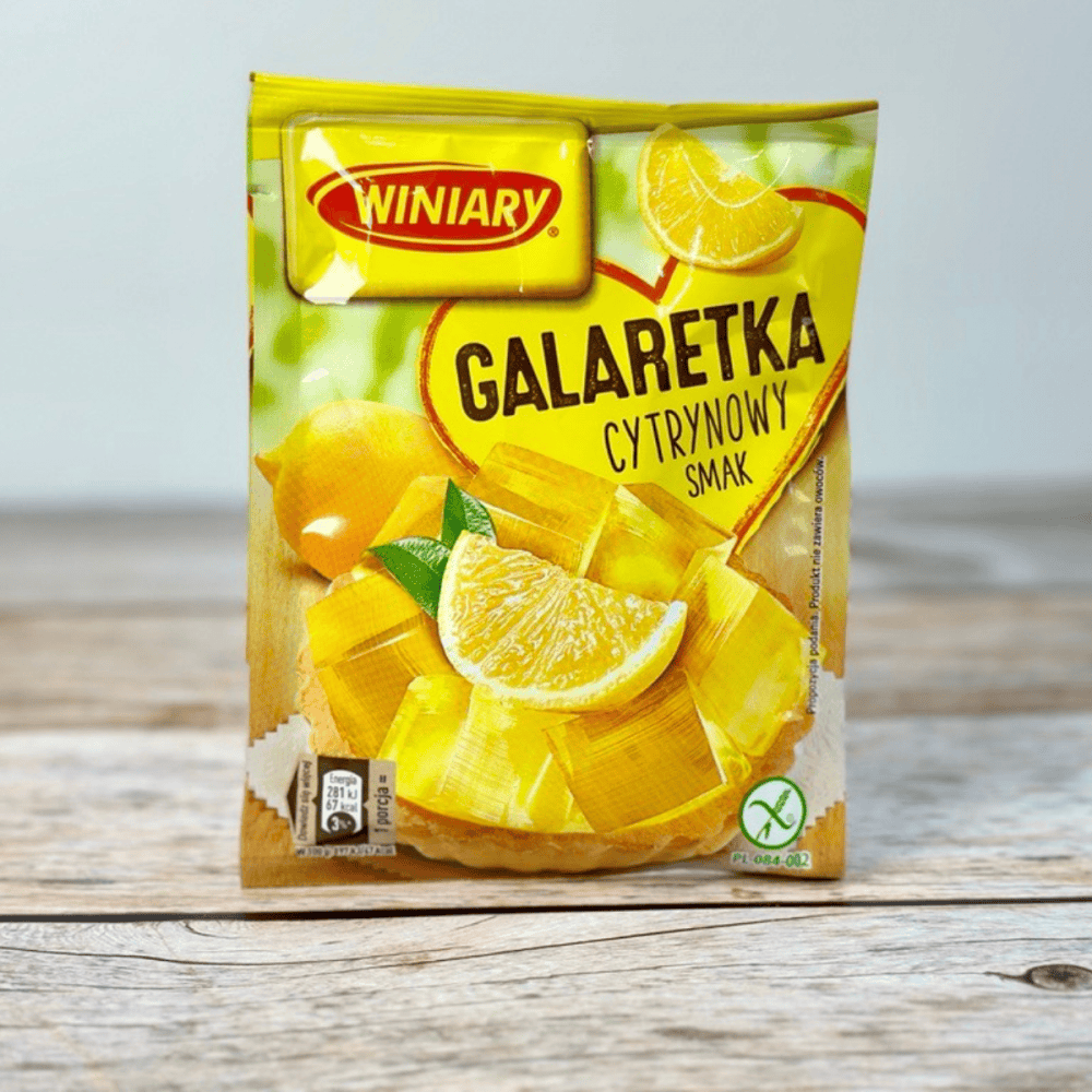 Galaretka cytrynowa (Götterspeise Zitrone) 71g – Winiary