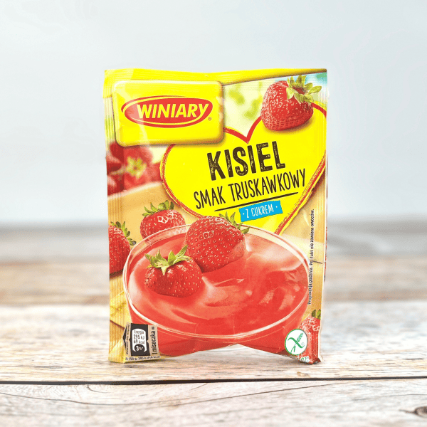Kisiel Erdbeer-Geschmack truskawkowy 77g von Winiary – Polnischer Fruchtpudding