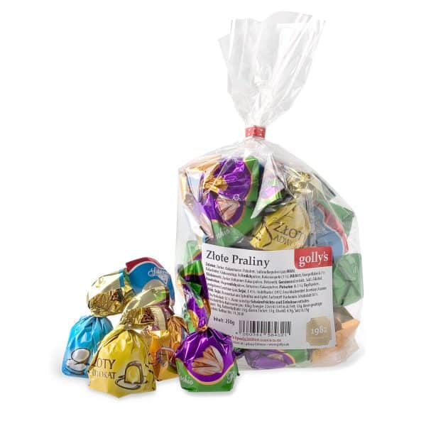 Zlote Praliny (Goldene Pralinen) 250g - Solidarność  (handverpackt)