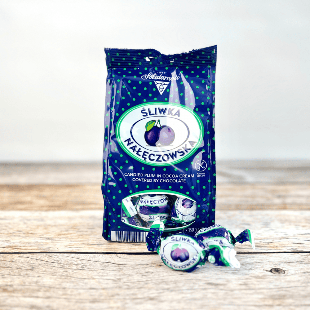 Pflaumen in Schokolade (Sliwka Nałęczowska) 350g – Solidarność
