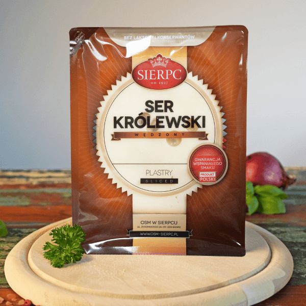 Schnittkäse geräuchert 150g / Ser Krolewski wedzony Aufschnitt