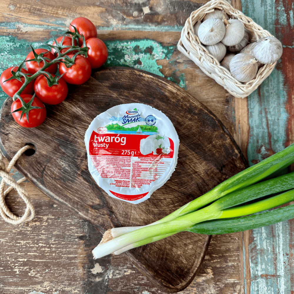 Twarog tlusty Mazurski Smak / Masurischer Hüttenkäse vollfett 275g - Mlekpol
