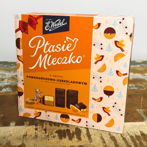 Ptasie Mleczko Pomarańczowo-Czekoladowe / Orange-Schokolade – E.Wedel