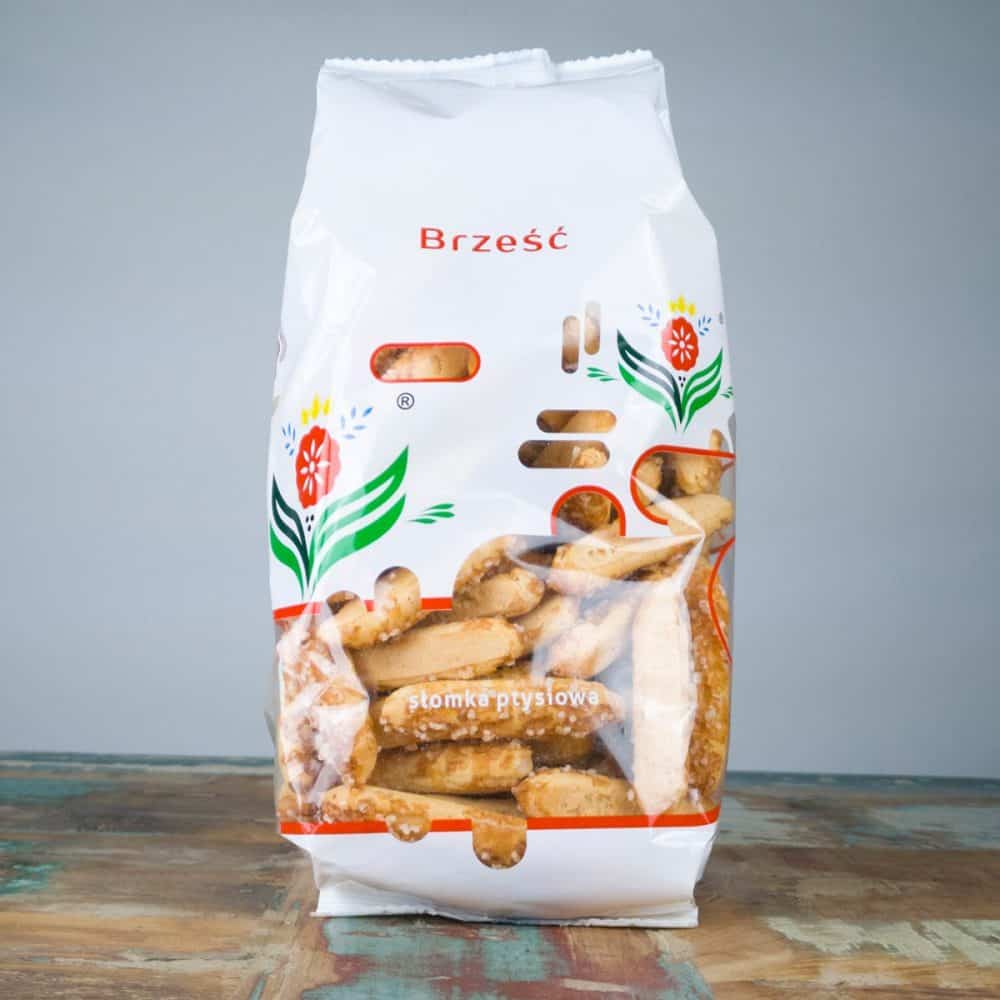 Słomka ptysiowa (Blätterteiggebäck mit Zucker) 125g – Brześć