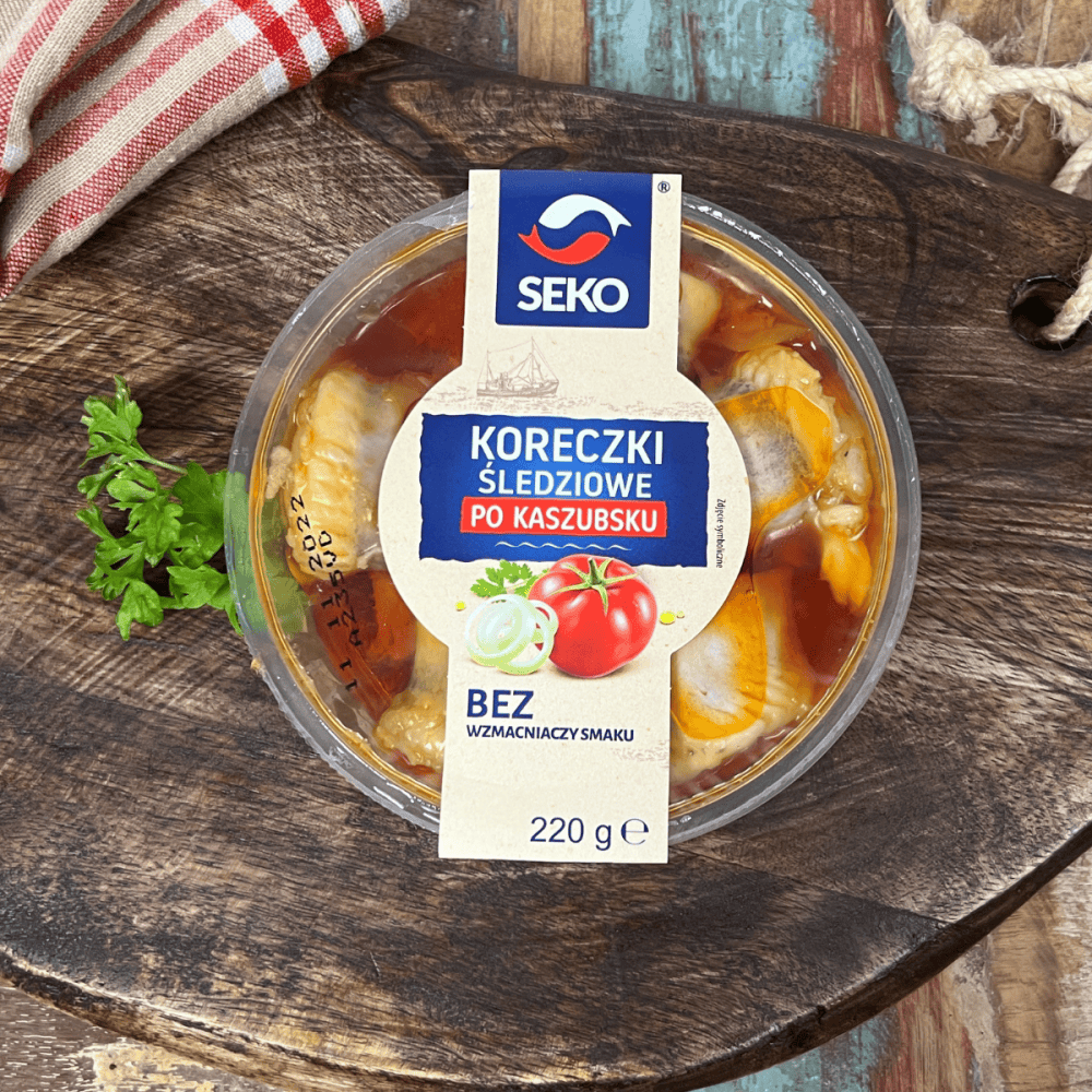 Koreczki śledziowe po kaszubsku // Hering-Häppchen auf kaschubische Art 220g - Seko