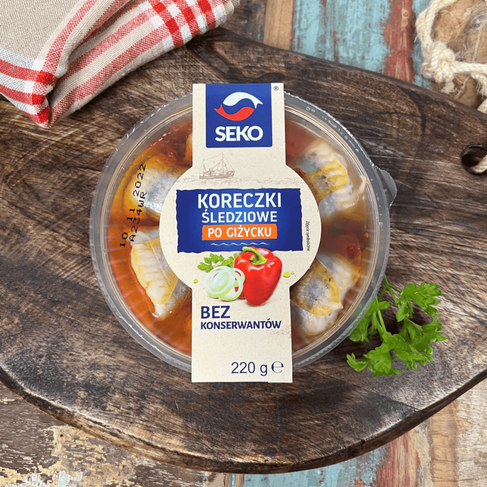 Koreczki śledziowe po gizycku // Hering-Häppchen auf Gizycko-Art 220g - Seko