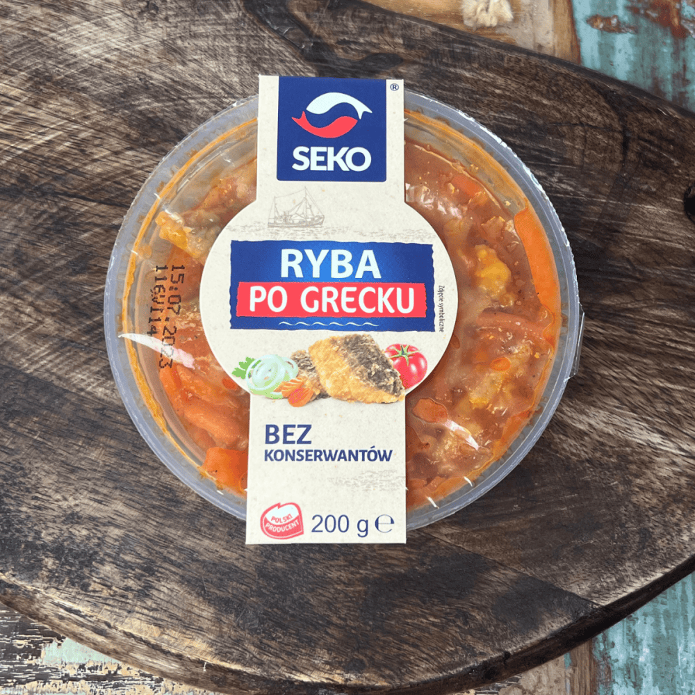 Ryba po grecku // Fischfilet in Soße 200g - Seko