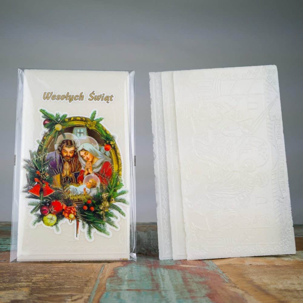 Oblaten für Weihnachten (Oplatek Swiateczny) Oplatki