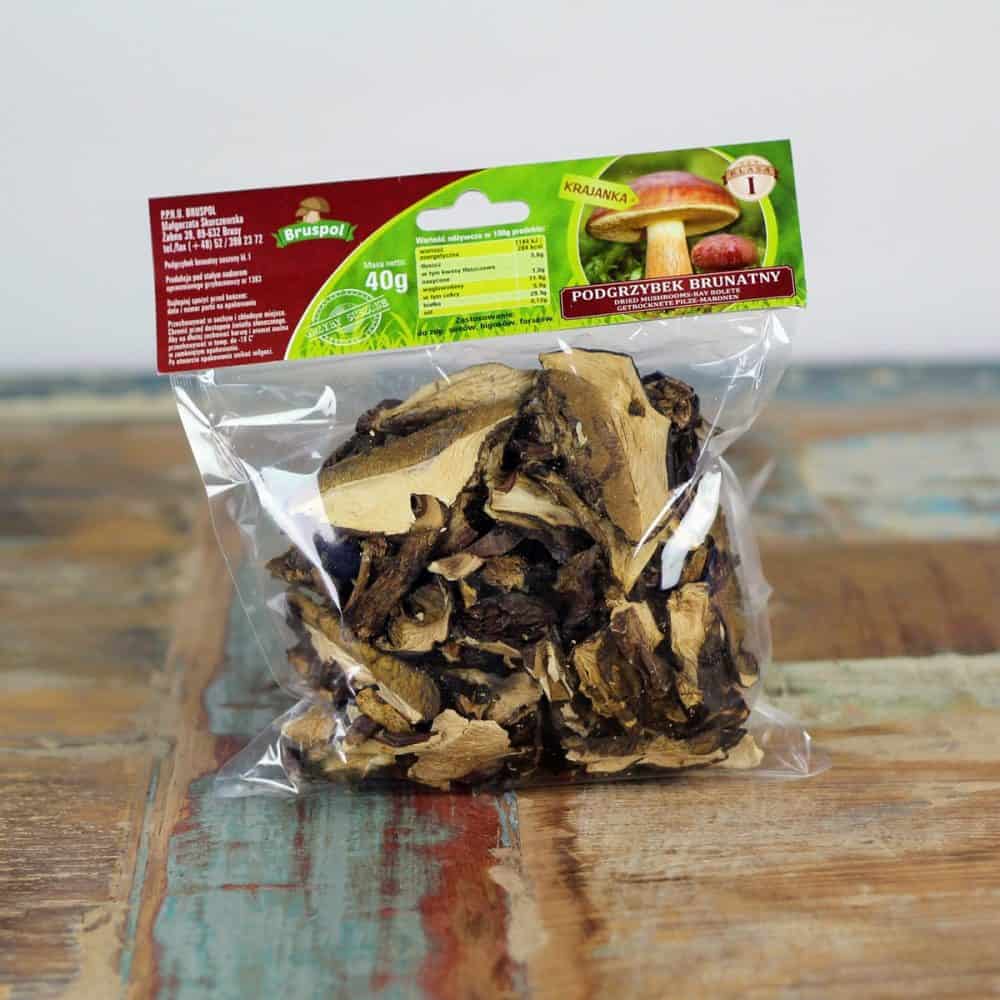 Getrocknete Maronenpilze 40g (Podgrzybek brunatny suszony) – Bruspol