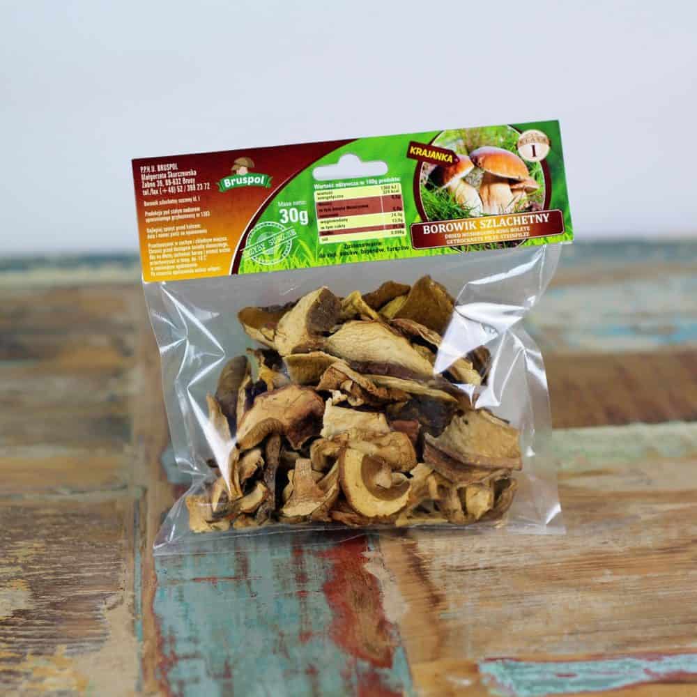 Getrocknete Steinpilze 30g (Borowik szlachetny suszony) – Bruspol