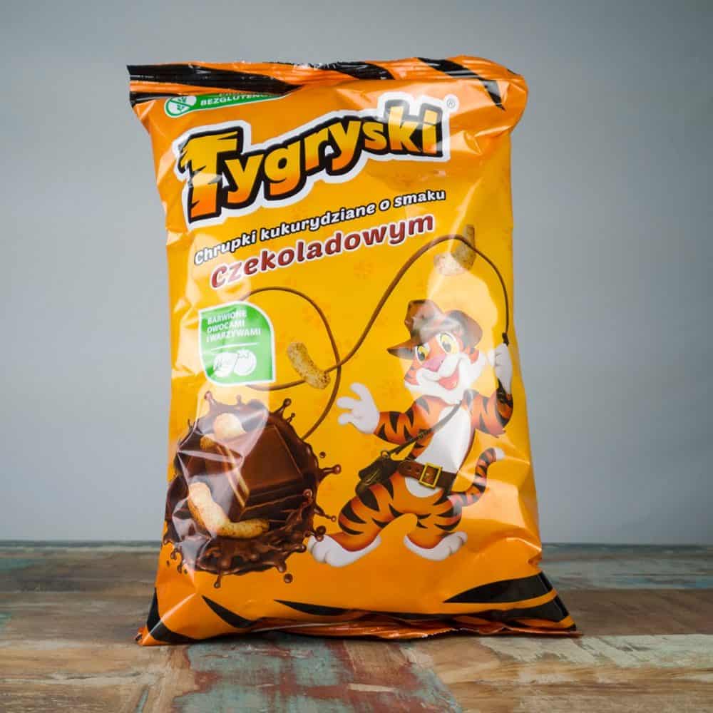 Chrupki Kukurydziane Czekoladowym (Schoko-Flips) 70g – Tygryski