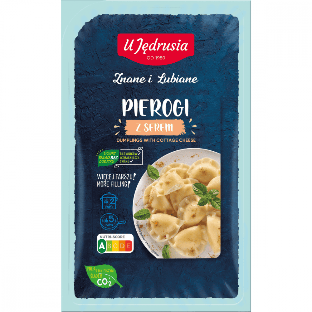 Pierogi mit Frischkäse
