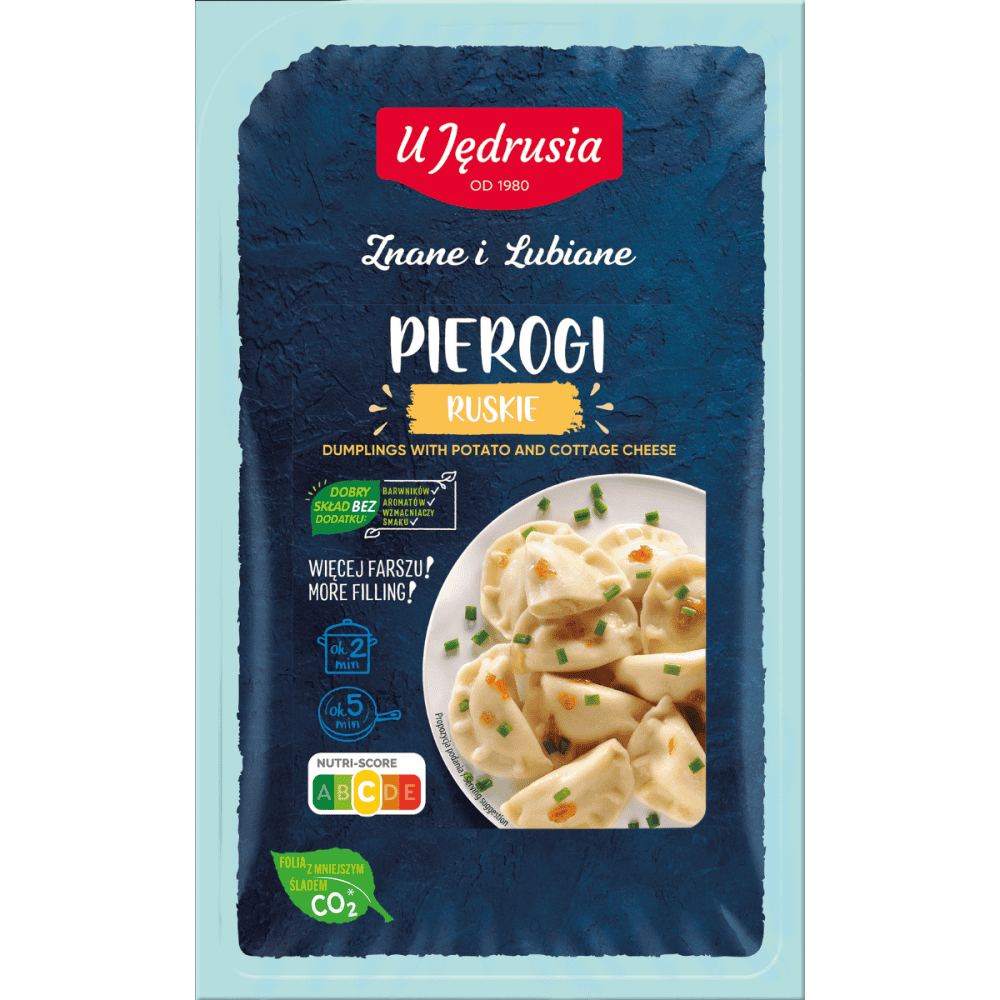 Pierogi mit Kartoffel- und Frischkäsefüllung (russische Art)
