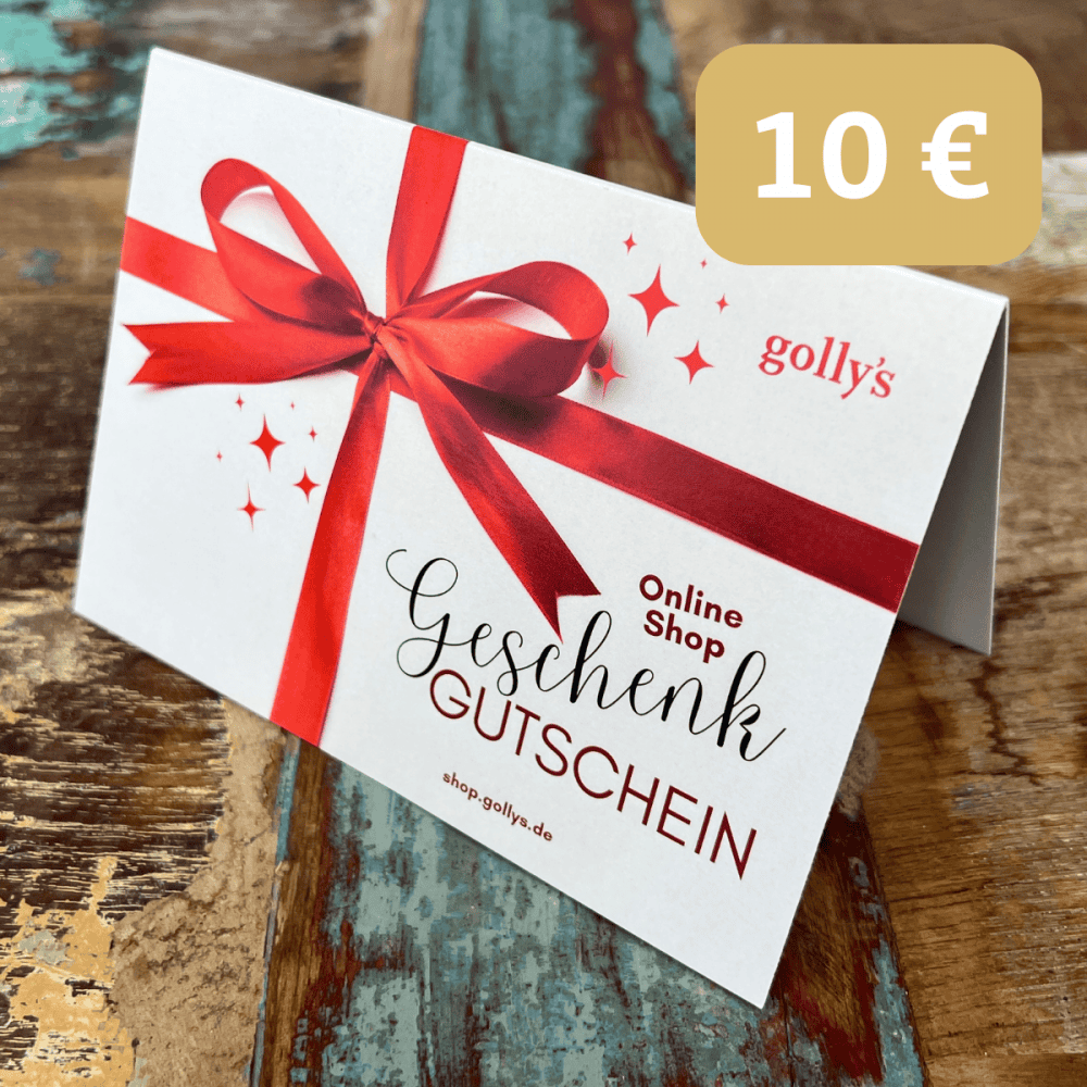 10 Euro golly's Gutschein-Karte (nur im Onlineshop einlösbar)