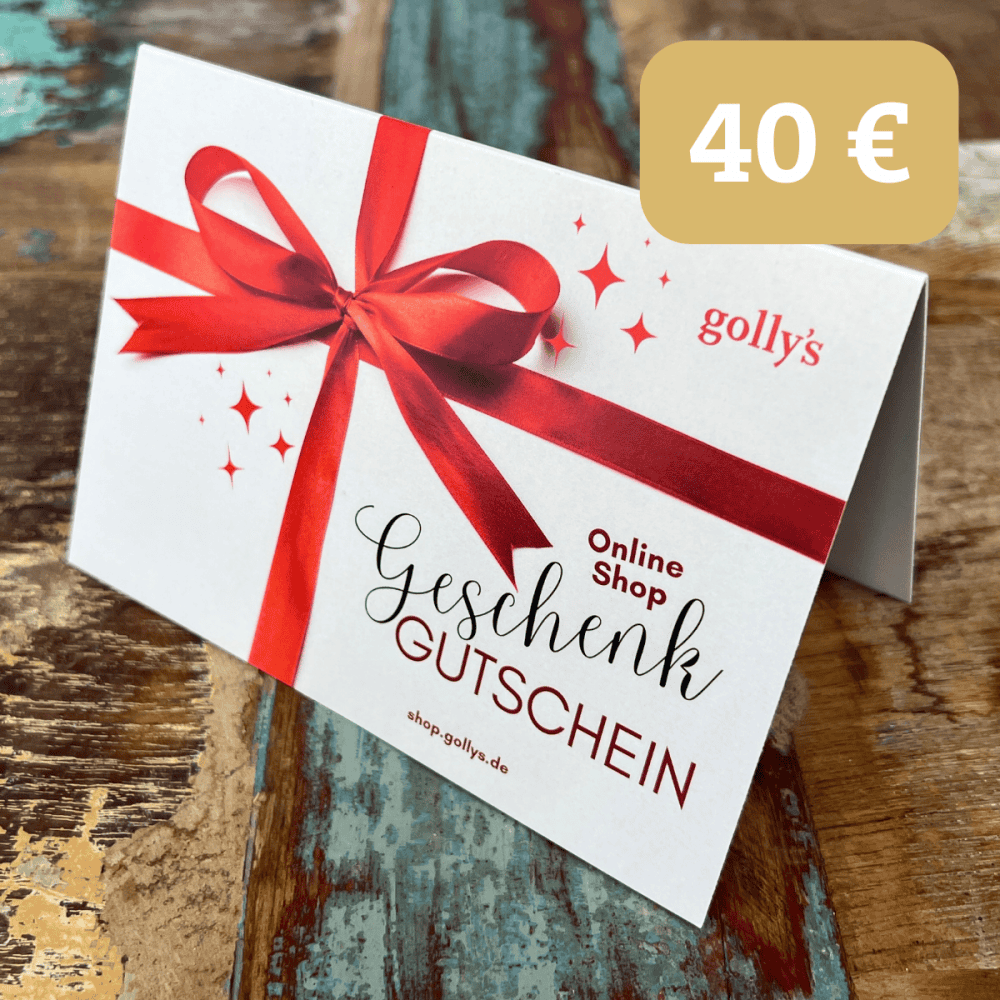 40 Euro golly's Gutschein-Karte (nur im Onlineshop einlösbar)