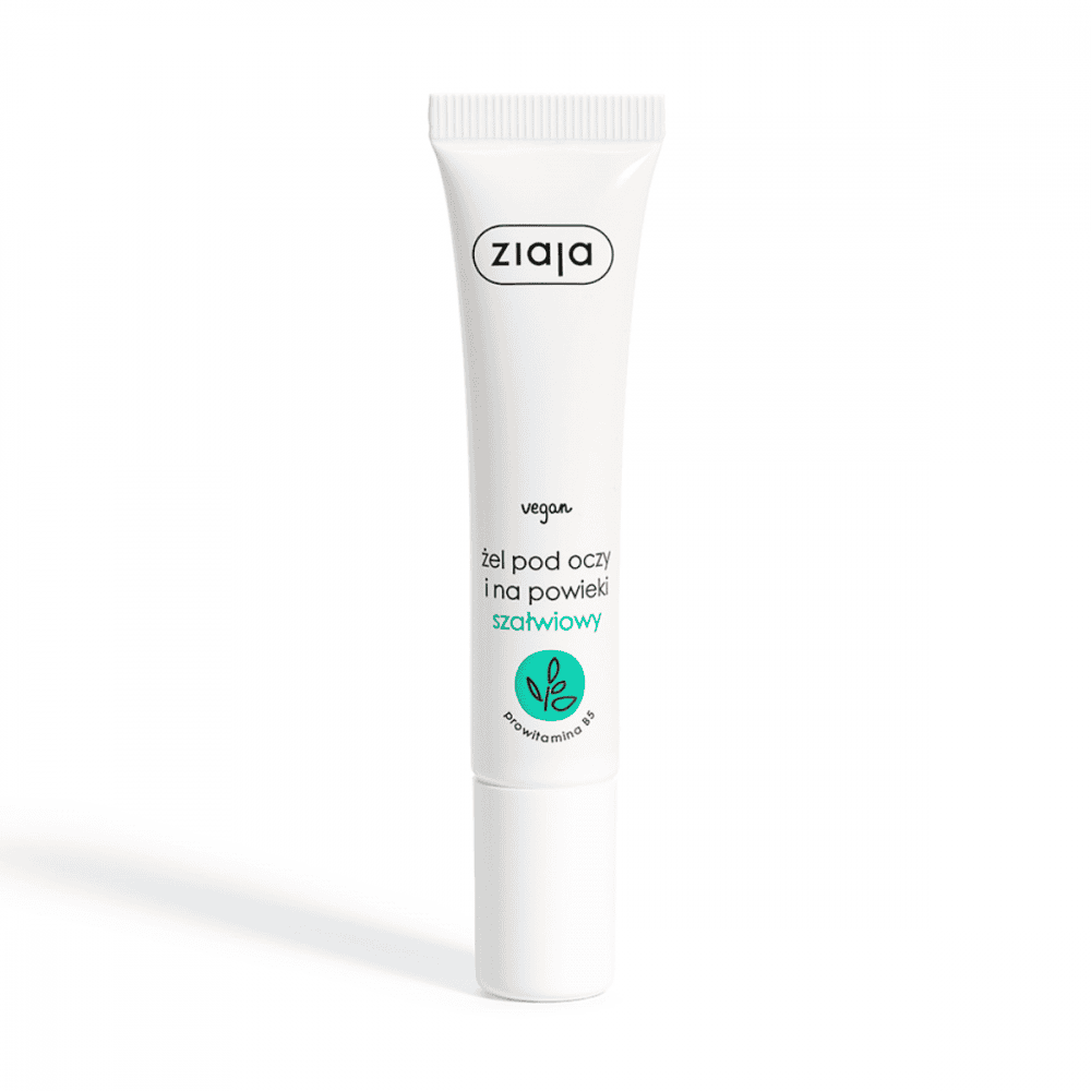 Ziaja Salbei Augencreme – Gegen Schwellungen & müde Augen – 15 ml