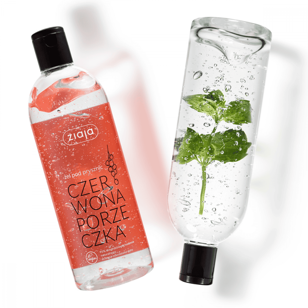 Ziaja Duschgel Rote Johannisbeere – Fruchtig-frisches Duscherlebnis – 500 ml