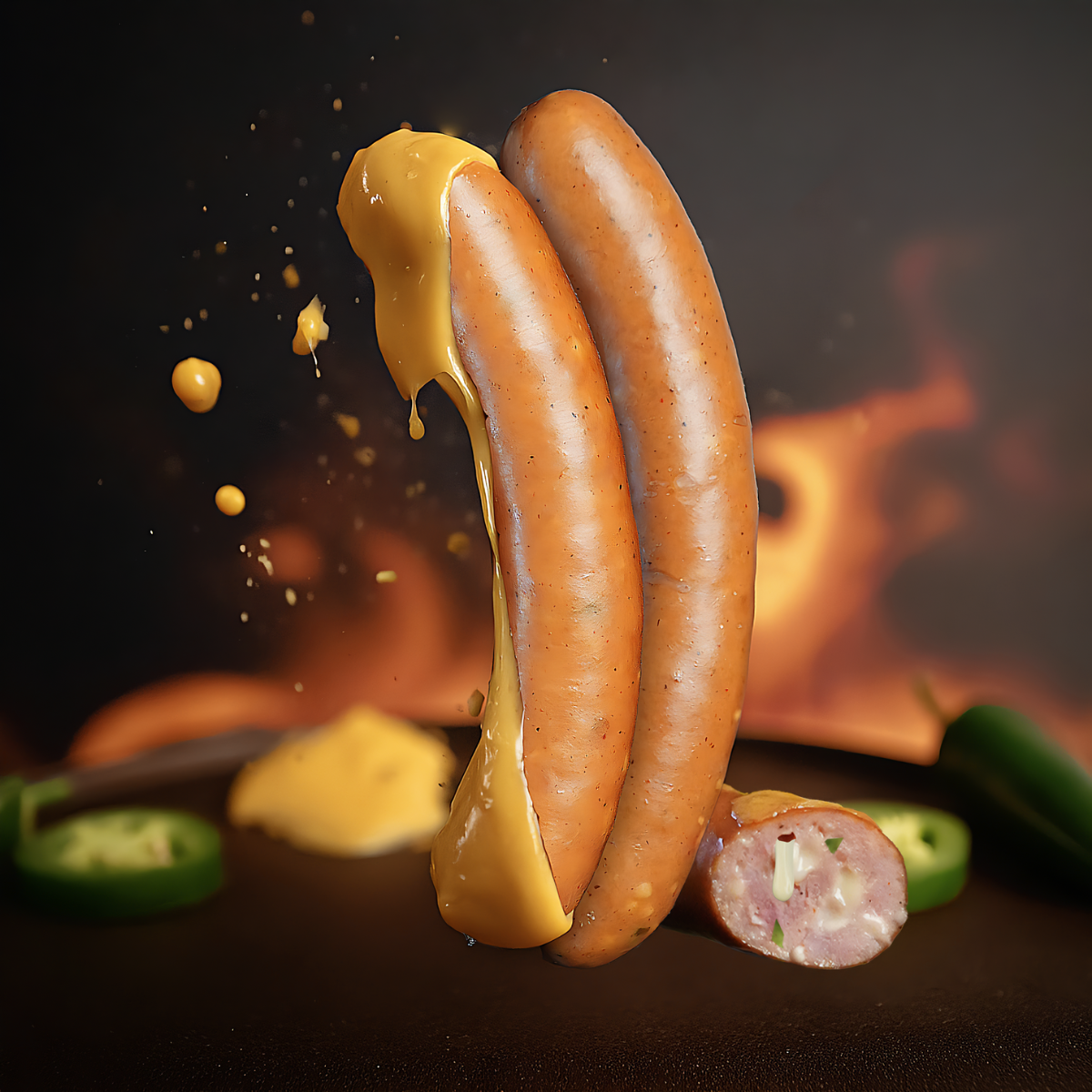 Chili Cheese Krakauer – 3 Stück (ca. 200 g)