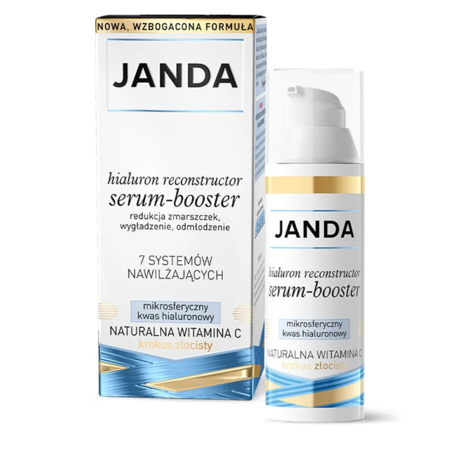 JANDA Hialuron Reconstructor Serum-Booster 30 ml – Intensives Anti-Aging & Feuchtigkeitsserum