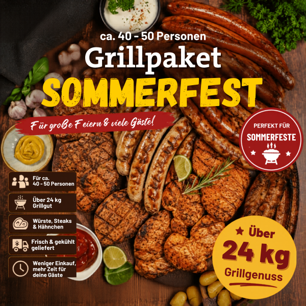 Grillpaket Sommerfest (für ca. 40–50 Personen) – golly’s