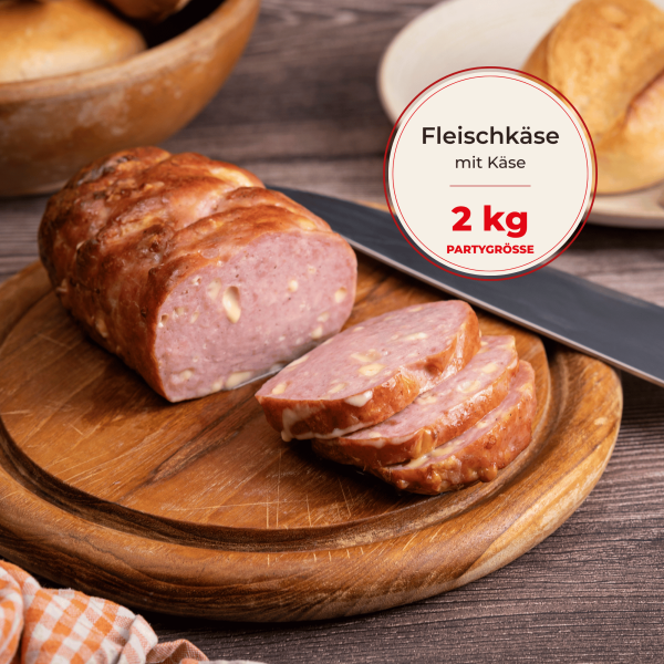 Fleischkäse Cheese / mit Käse – 2 kg